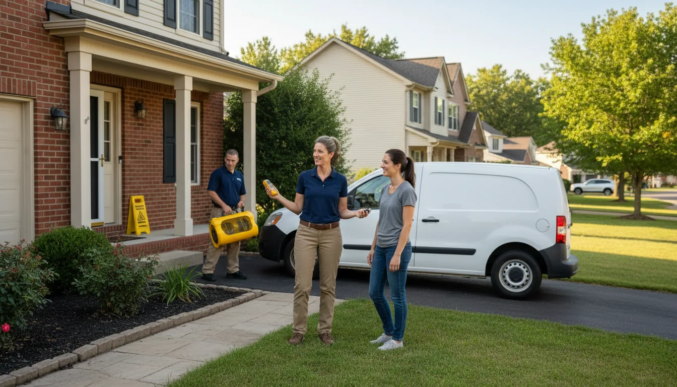 Residential water damage restoration in Swanton, NE
